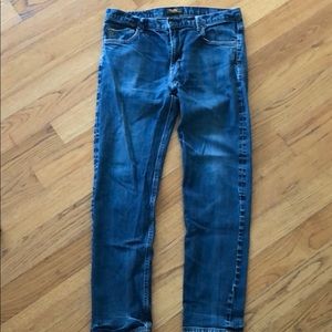 WESC jeans Eddy 34 x 32 med wash selvage